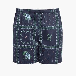 Hill House The Leo Short Navy Floral